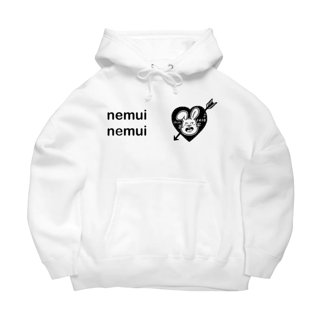 nemuinemuiの1410 うさちゃん Big Hoodie