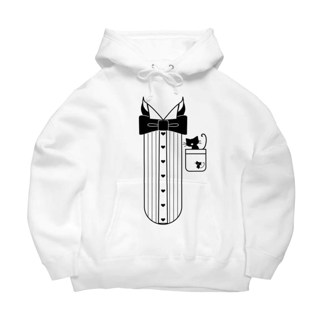 かにゃんクリエイトの猫ドレスシャツ Big Hoodie