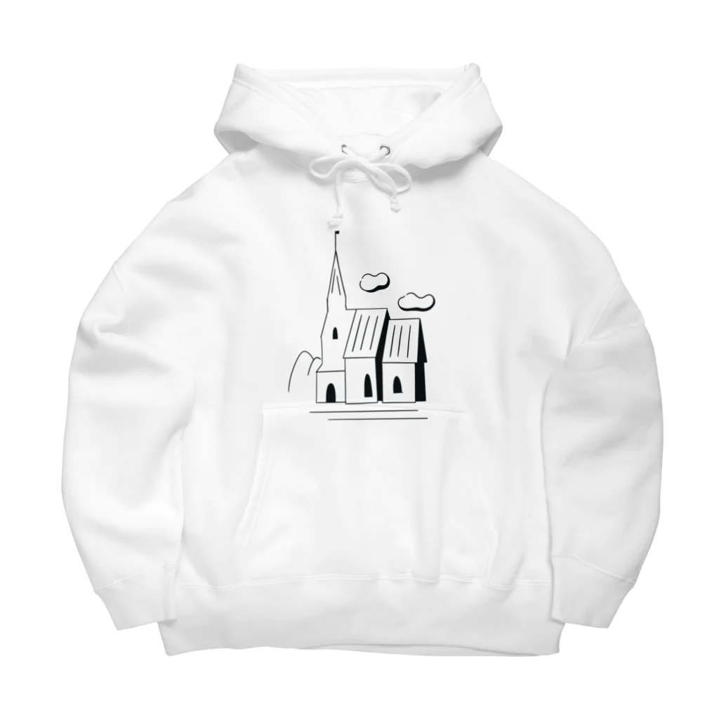 🌲イラストレーター🏕／モンキースタジオ。のおしろだよ〜 Big Hoodie