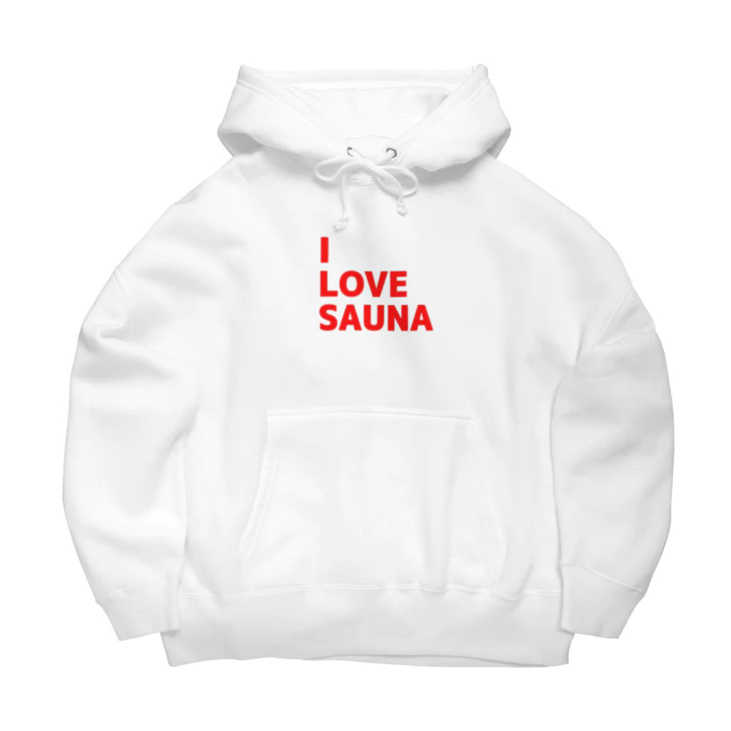 サウナ水風呂好きのぴよ🐤♨️のＩ LOVE SAUNA ビッグシルエットパーカー