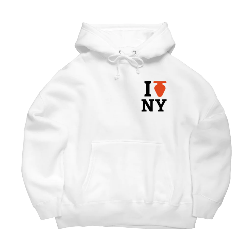 NOBODY754のI love NY ビッグシルエットパーカー