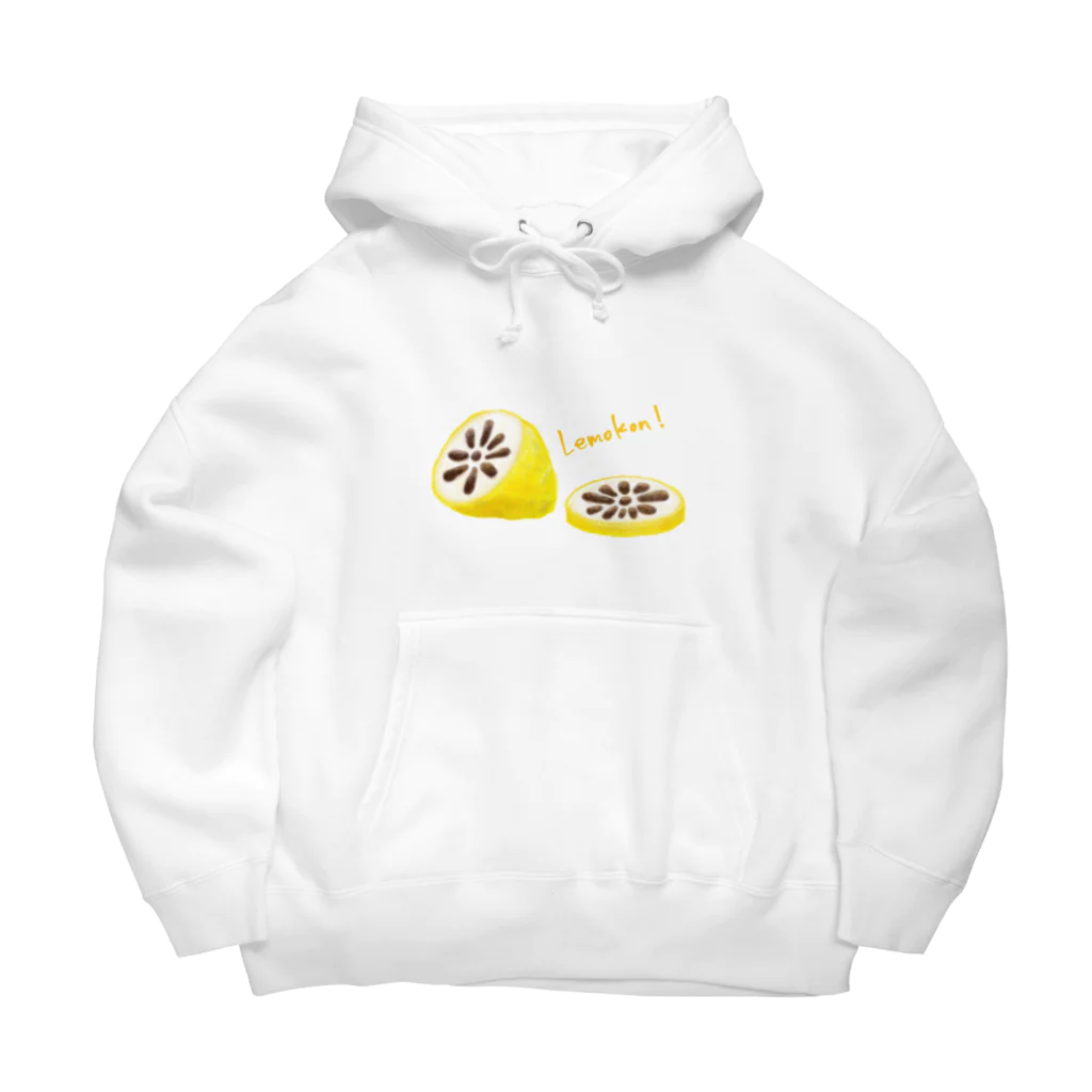 そらまめのれもこん Big Hoodie