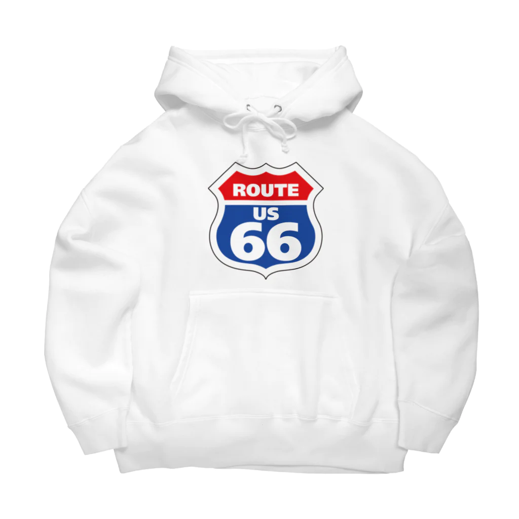 Puuun ShopのRoute66 ／ ルート66 ビッグシルエットパーカー