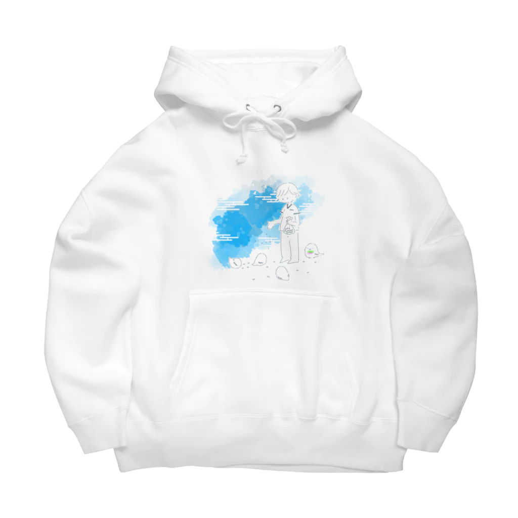 はっとー🌱のぼくと鳩 Big Hoodie