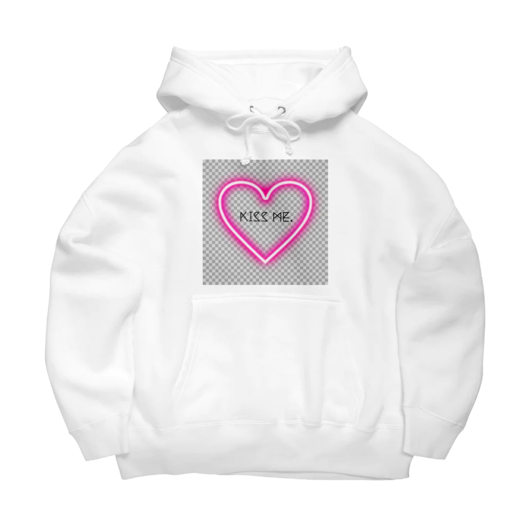 Charme schelmのkissme. ネオンハート Big Hoodie