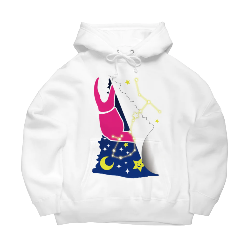 ナナヨショップの夜を連れてくるサソリくん Big Hoodie