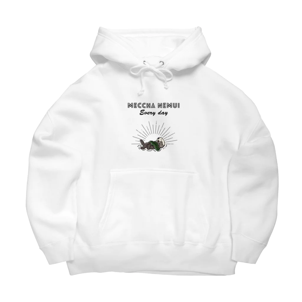 屋台 urukaのMECCHA NEMUI らっこ Big Hoodie