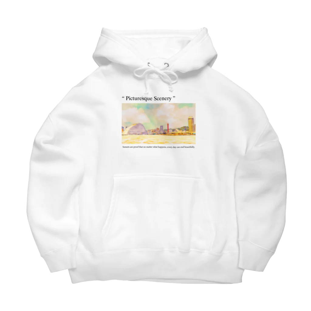 Inapple.の神戸の夕焼け Big Hoodie