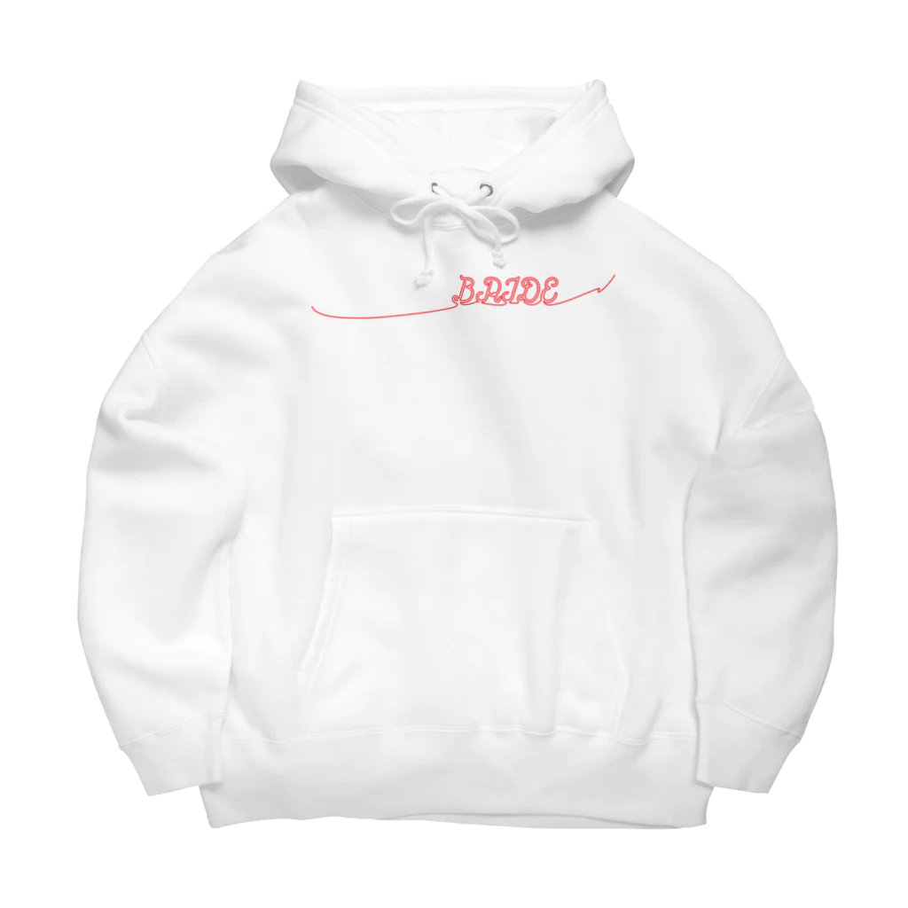 ペアTシャツ屋のシバヤさんのペア(BRIDE)赤い糸 Big Hoodie