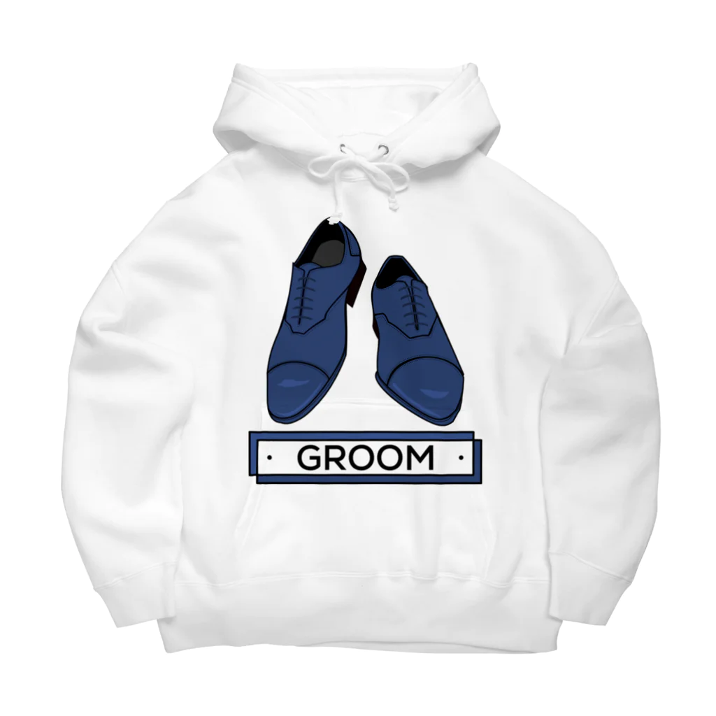 ペアTシャツ屋のシバヤさんのペア(GROOM)シューズ_ブルー Big Hoodie