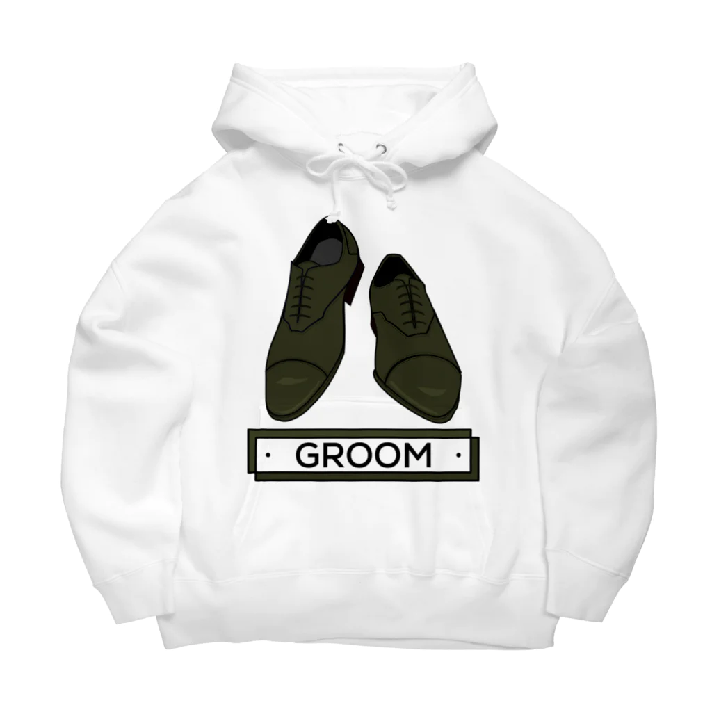 ペアTシャツ屋のシバヤさんのペア(GROOM)シューズ_グリーン Big Hoodie