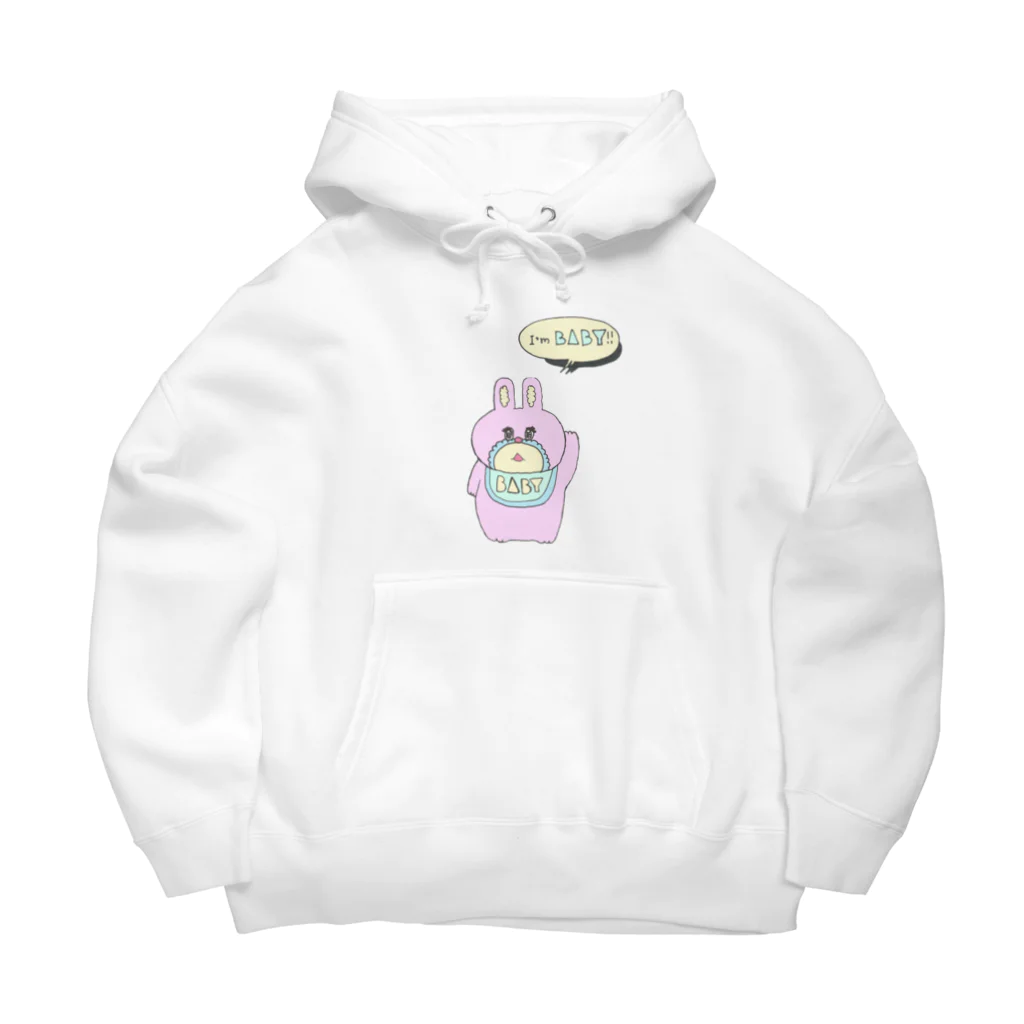 【Yuwiiの店】ゆぅぅぃーのうさBABY Big Hoodie