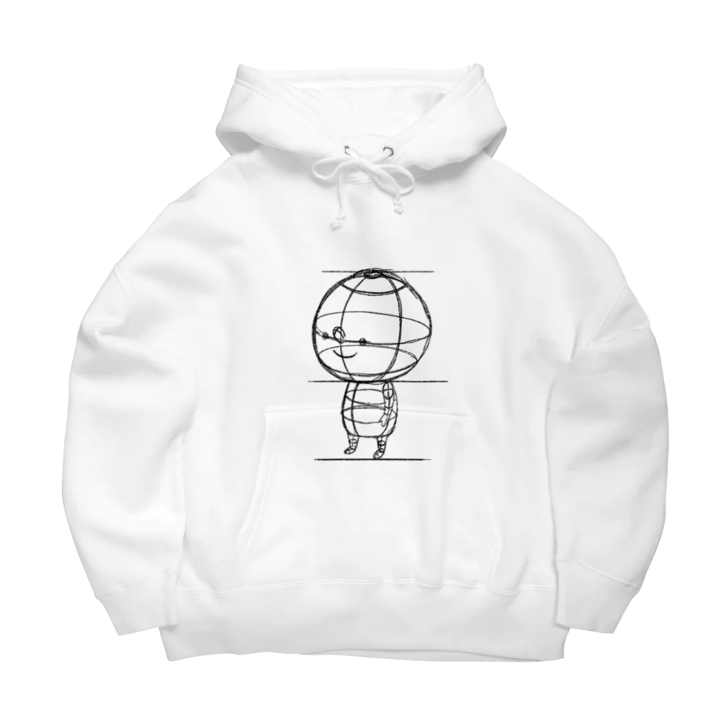 ナカノコのしたがきあたりくん Big Hoodie