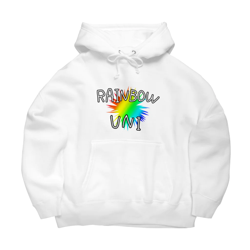 あれ屋のRAINBOW UNI 루즈핏 후디