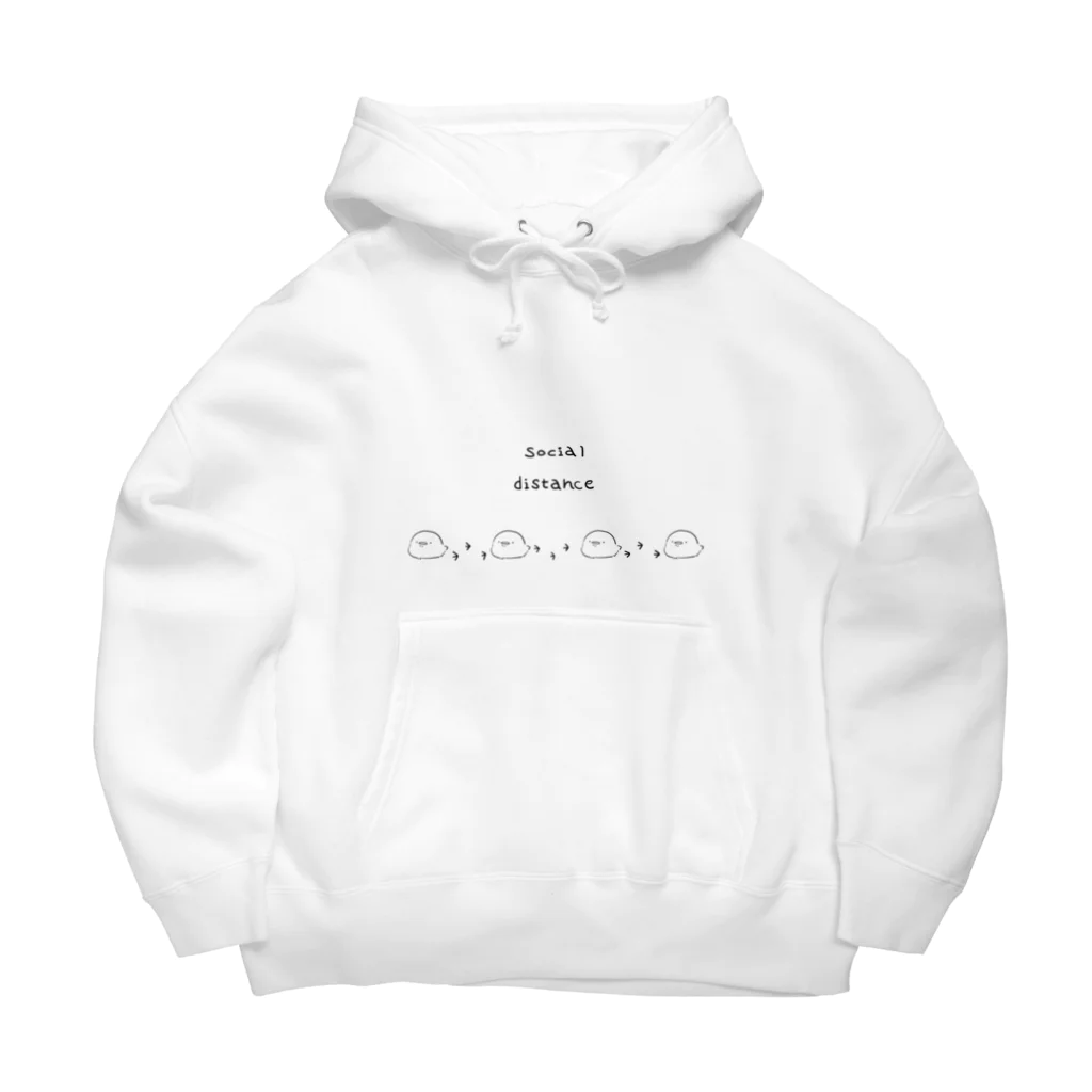 さんどのおやつ。のきょりぴよこ Big Hoodie