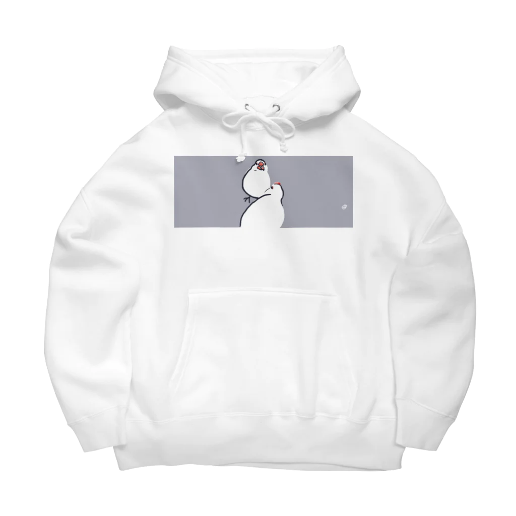 オズマジョの白文鳥 Big Hoodie