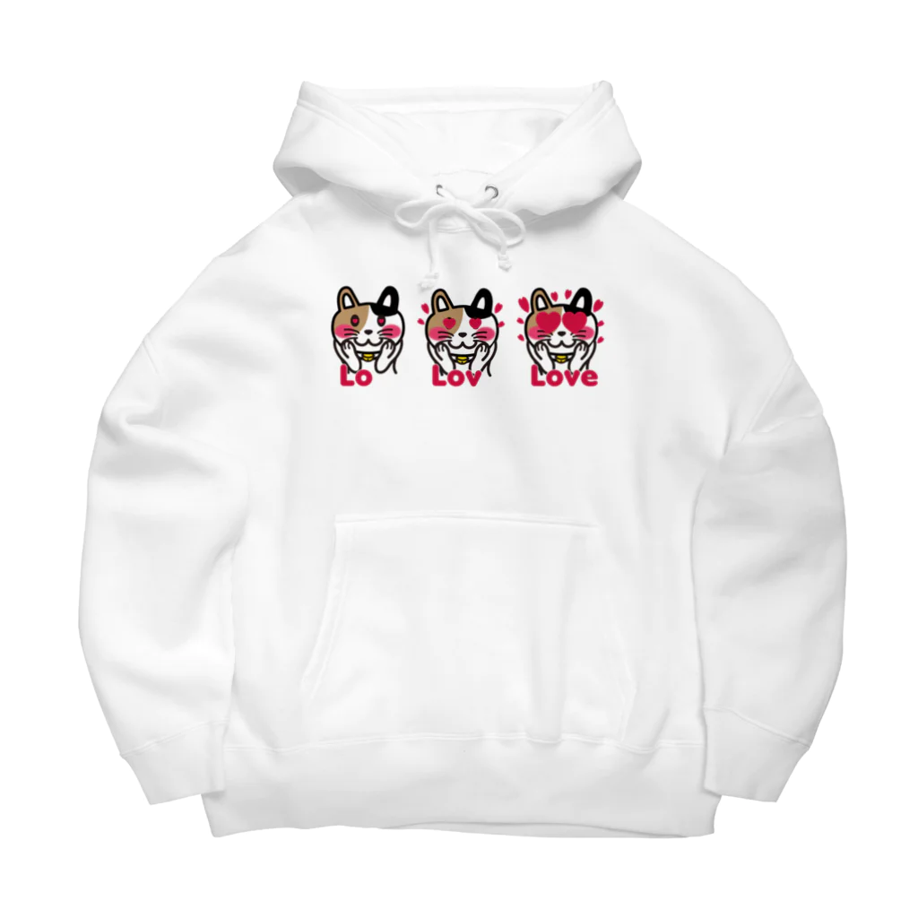 キッズモード某のねこLove Big Hoodie