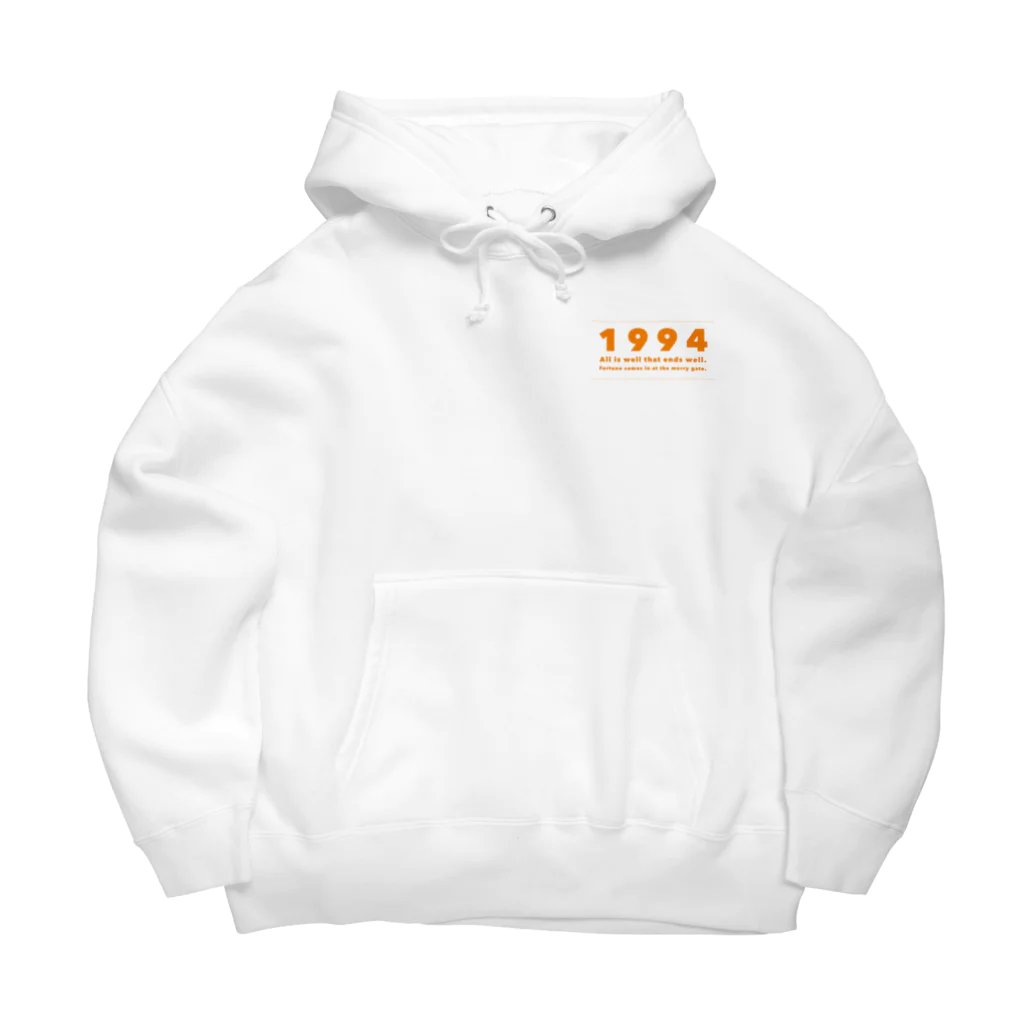 s n mのポジティブニンゲン Big Hoodie