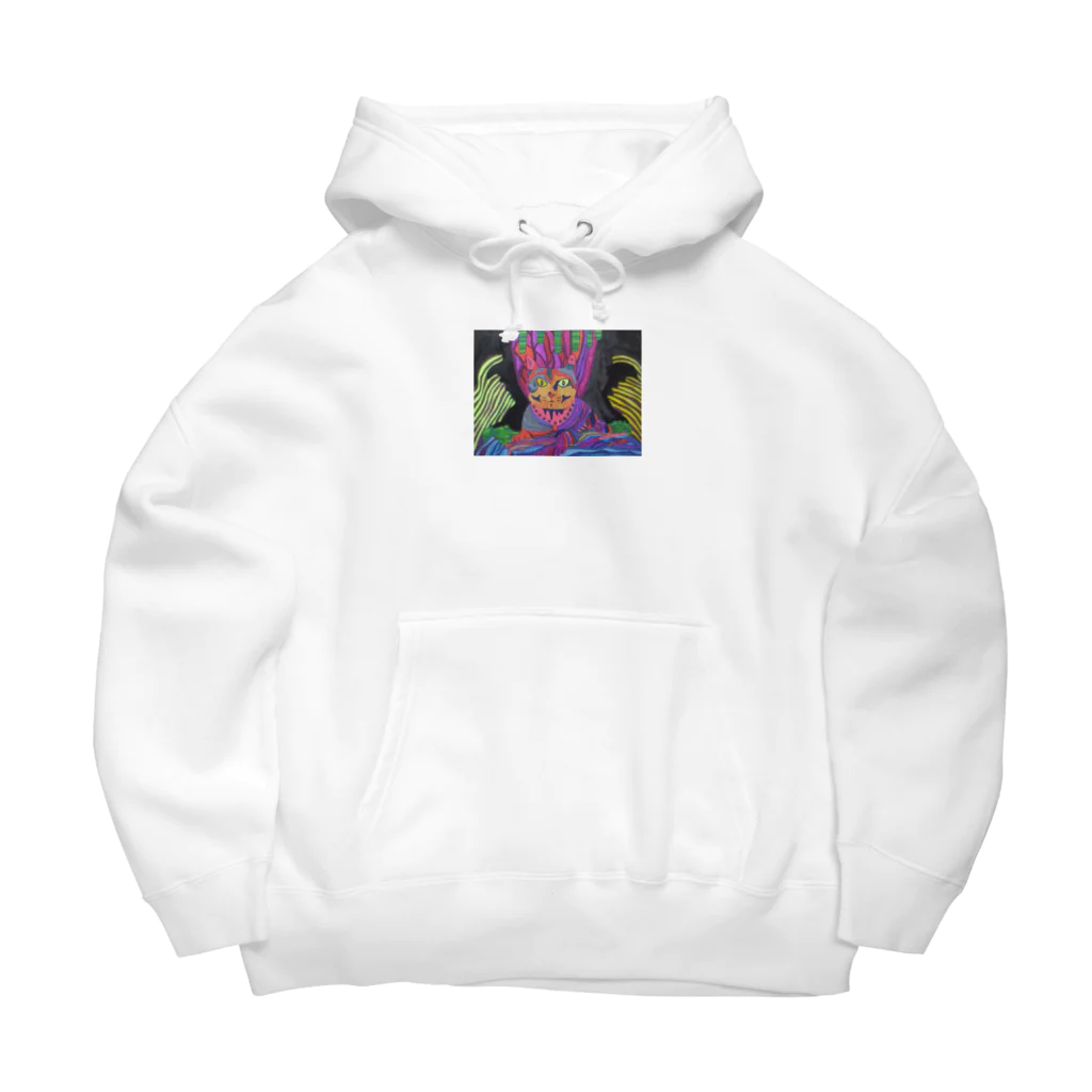 カズイのネコアートのcatart Big Hoodie