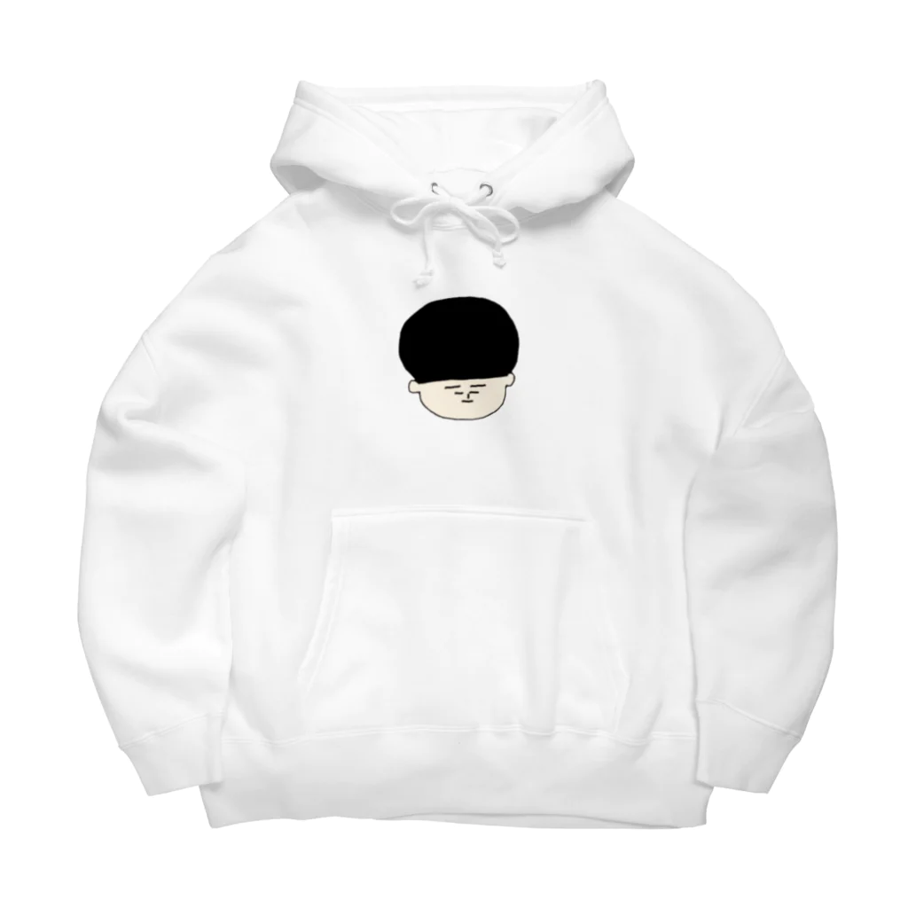 おかっぱくんショップのおかぱ顔アップ Big Hoodie