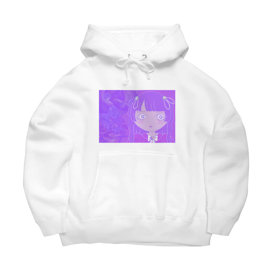 💜Salon de Lucia💜のPortrait No.xxx  BLUEBERRY Big Hoodie