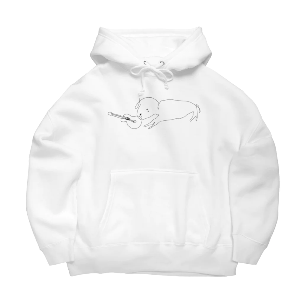 よしのSUZURI SHOPのウクレレに興味があるイヌ Big Hoodie