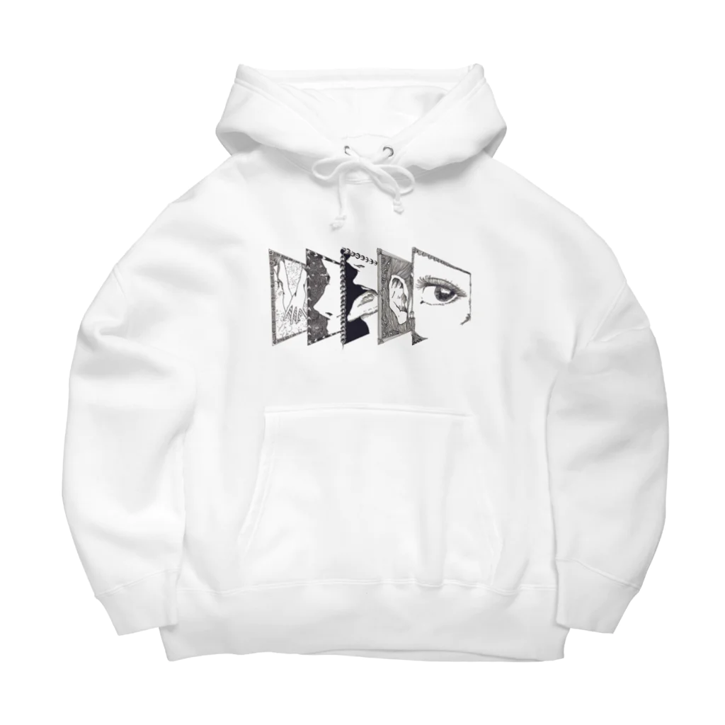 mini-changの五感 Big Hoodie