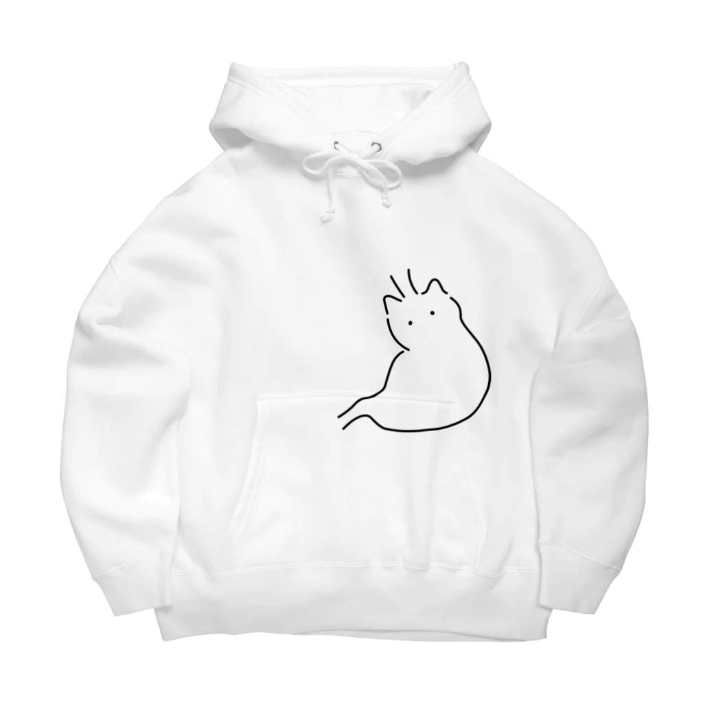 ねこやにわとりやの胃がニャンコ Big Hoodie