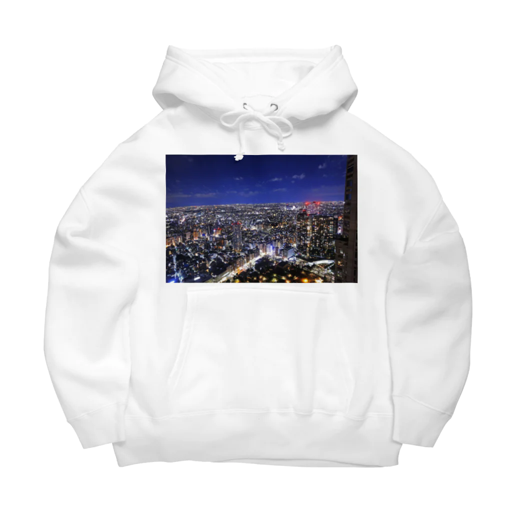 ＫＯＭＩＮＡＫＡＮＯの夜景　都庁から中野区方面をのぞむ Big Hoodie