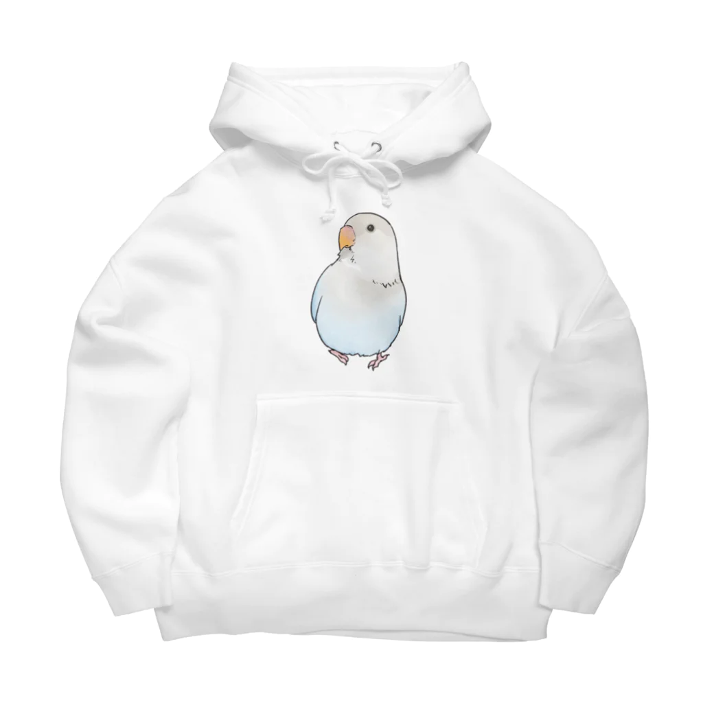 まめるりはことりのおすましコザクラインコ　らむねちゃん【まめるりはことり】 Big Hoodie