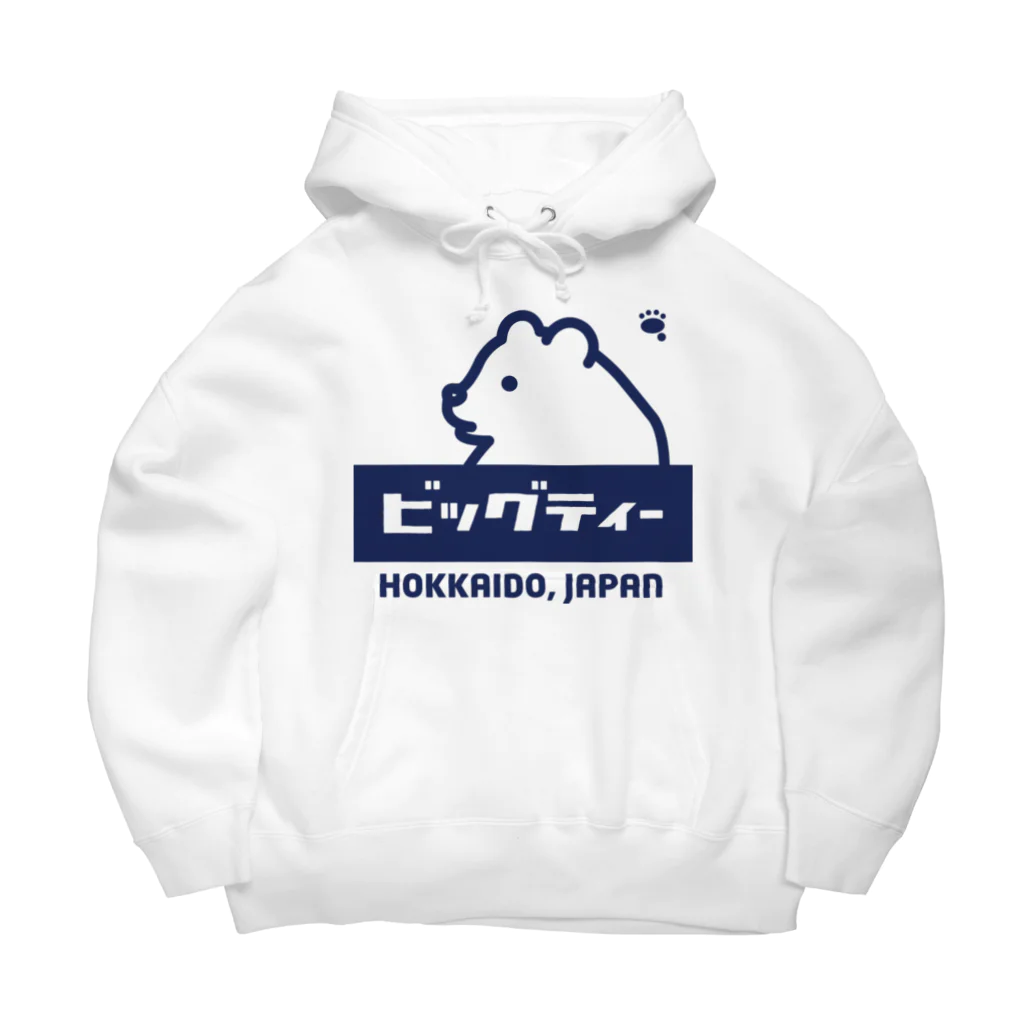 Big-T.jpのヒグマくんロゴTシャツ ビッグシルエットパーカー