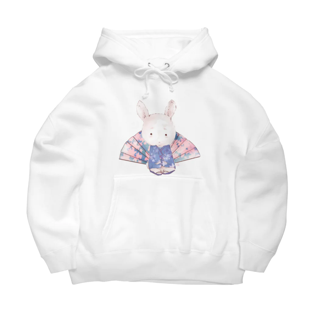 JAY'S TEA HOUSEのかわいいウサギ Big Hoodie