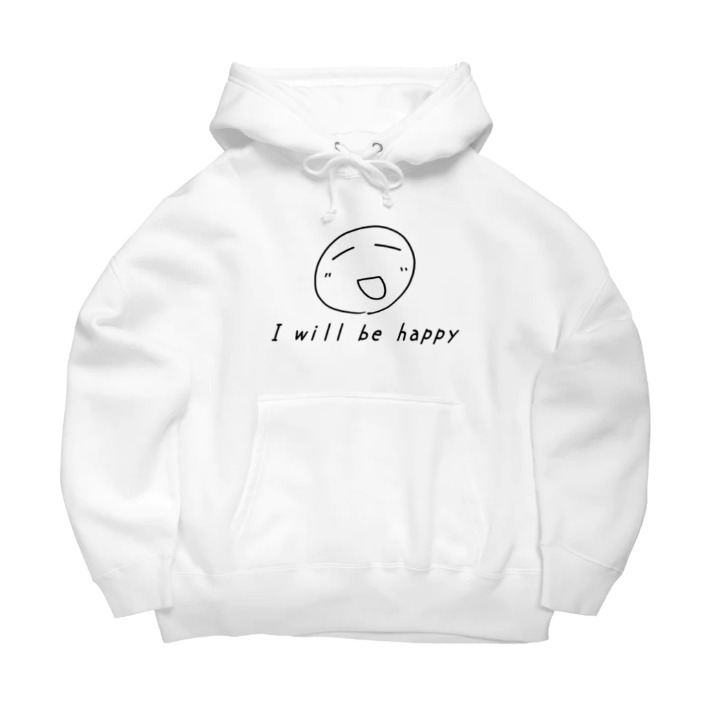 kazukiboxの私は幸せになります Big Hoodie