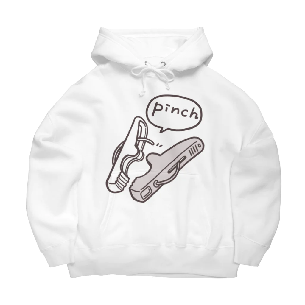 pinchの壊れたピンチ Big Hoodie