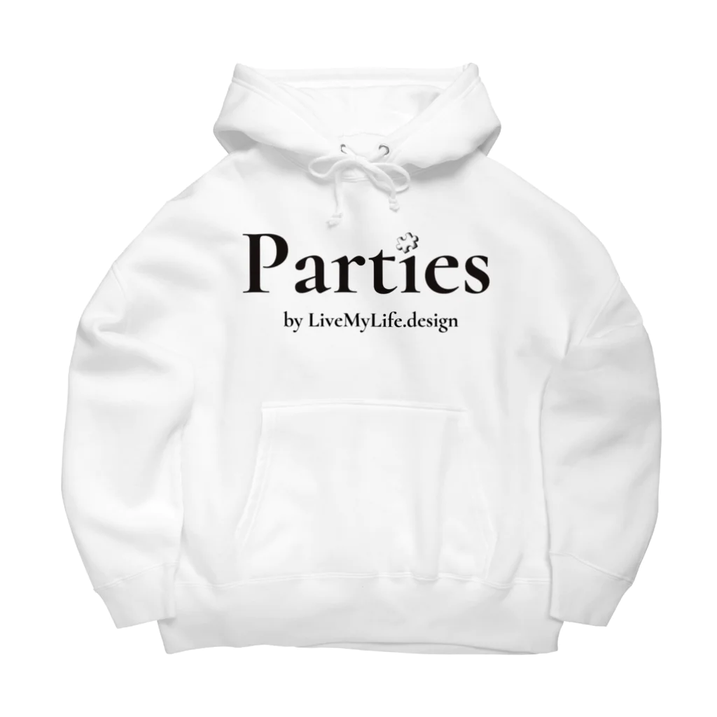 Parties【公式】のParties公式(書体ver.) ビッグシルエットパーカー