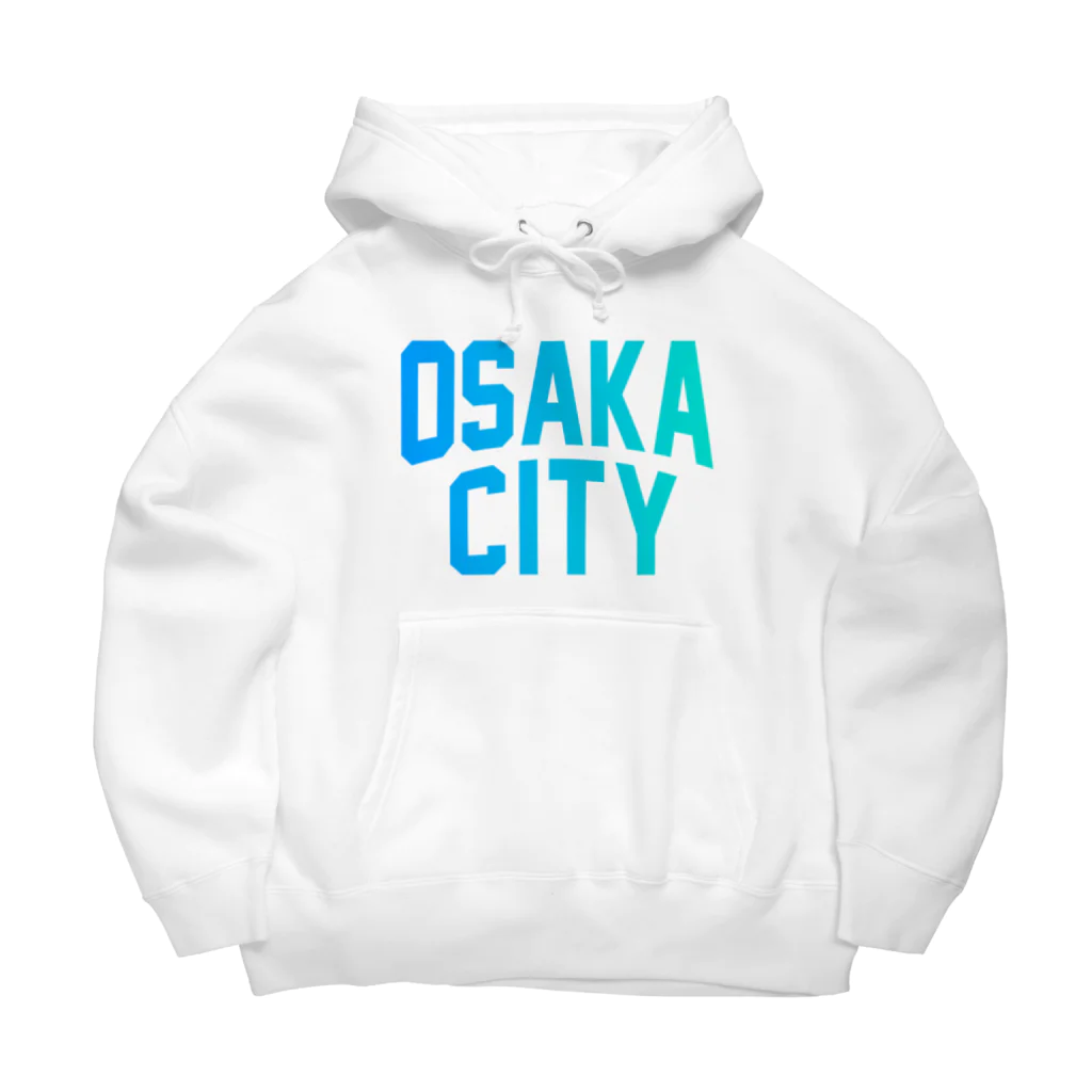 JIMOTOE Wear Local Japanの大阪市 OSAKA CITY Big Hoodie