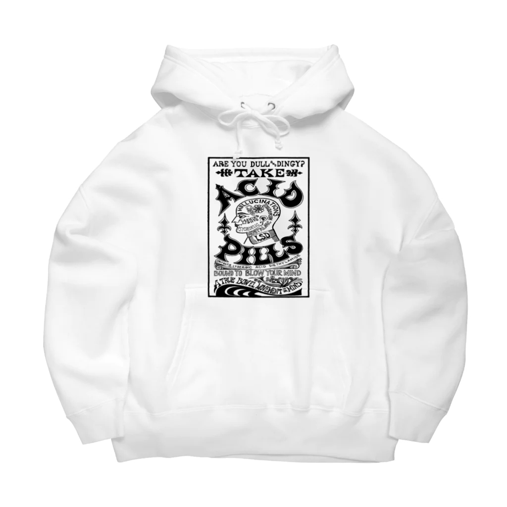 Bunny Robber GRPCのTAKE ACID PILLS_BLK Big Hoodie