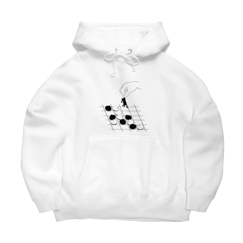 氷熊のおみせのねこのリバーシゲーム Big Hoodie