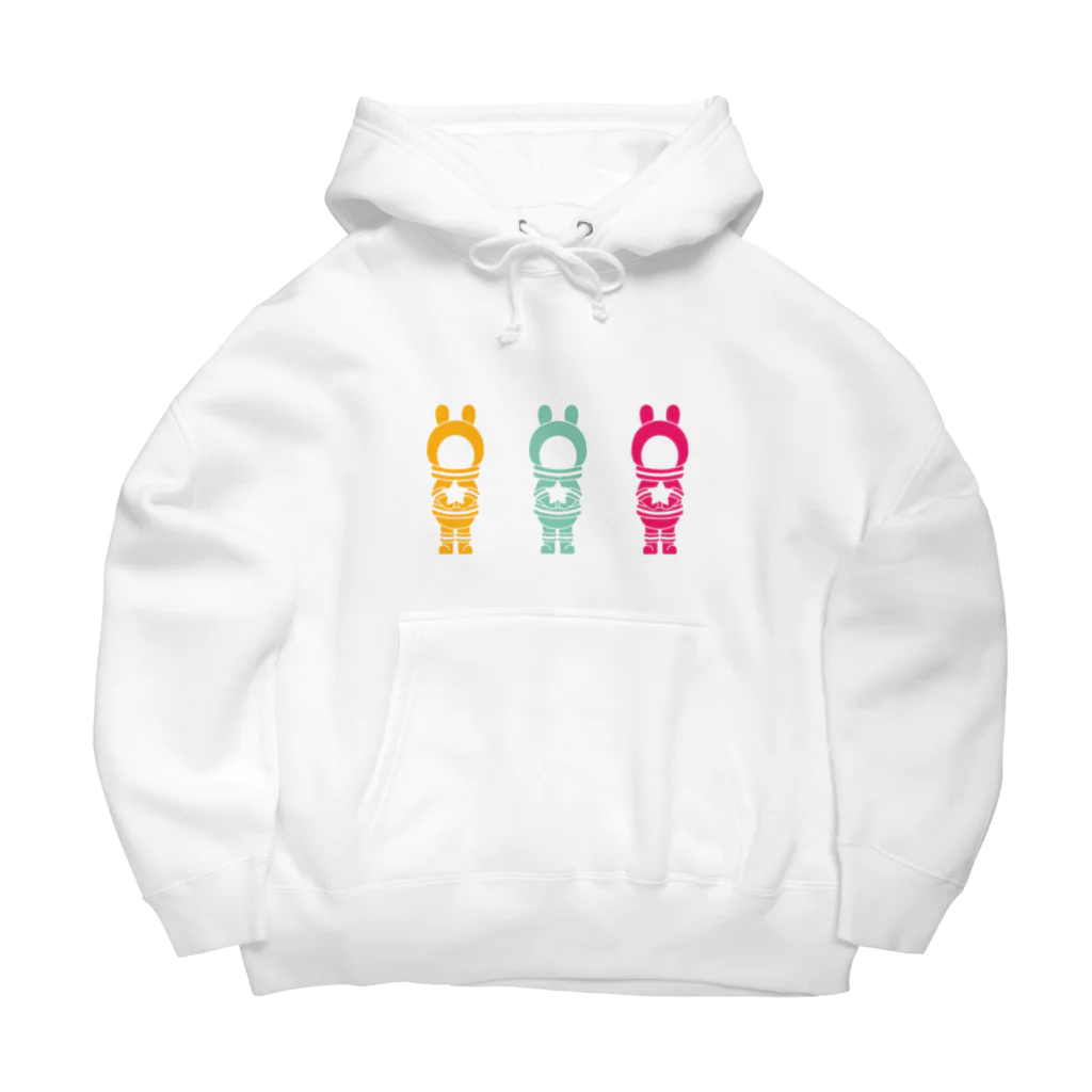 りた。の🚀20枚限定🚀宇宙戦士ウサ　kyawaii colour Big Hoodie