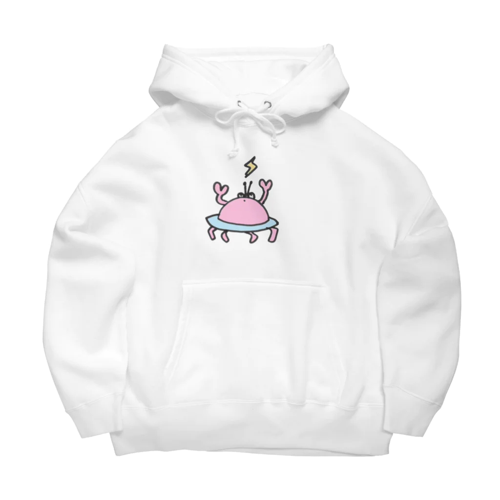 どろん堂のカニUFO パステル Big Hoodie