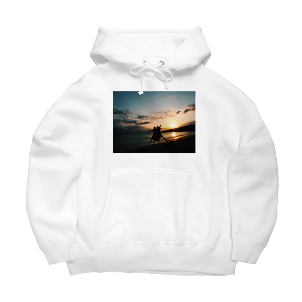 帰りにアイス買って帰ろうの台湾の夕陽 Big Hoodie