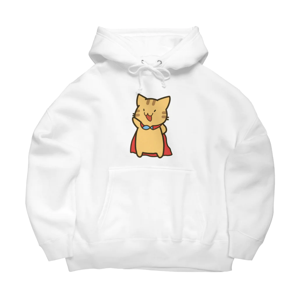 ねこのしっぽのねこねこヒーロー Big Hoodie