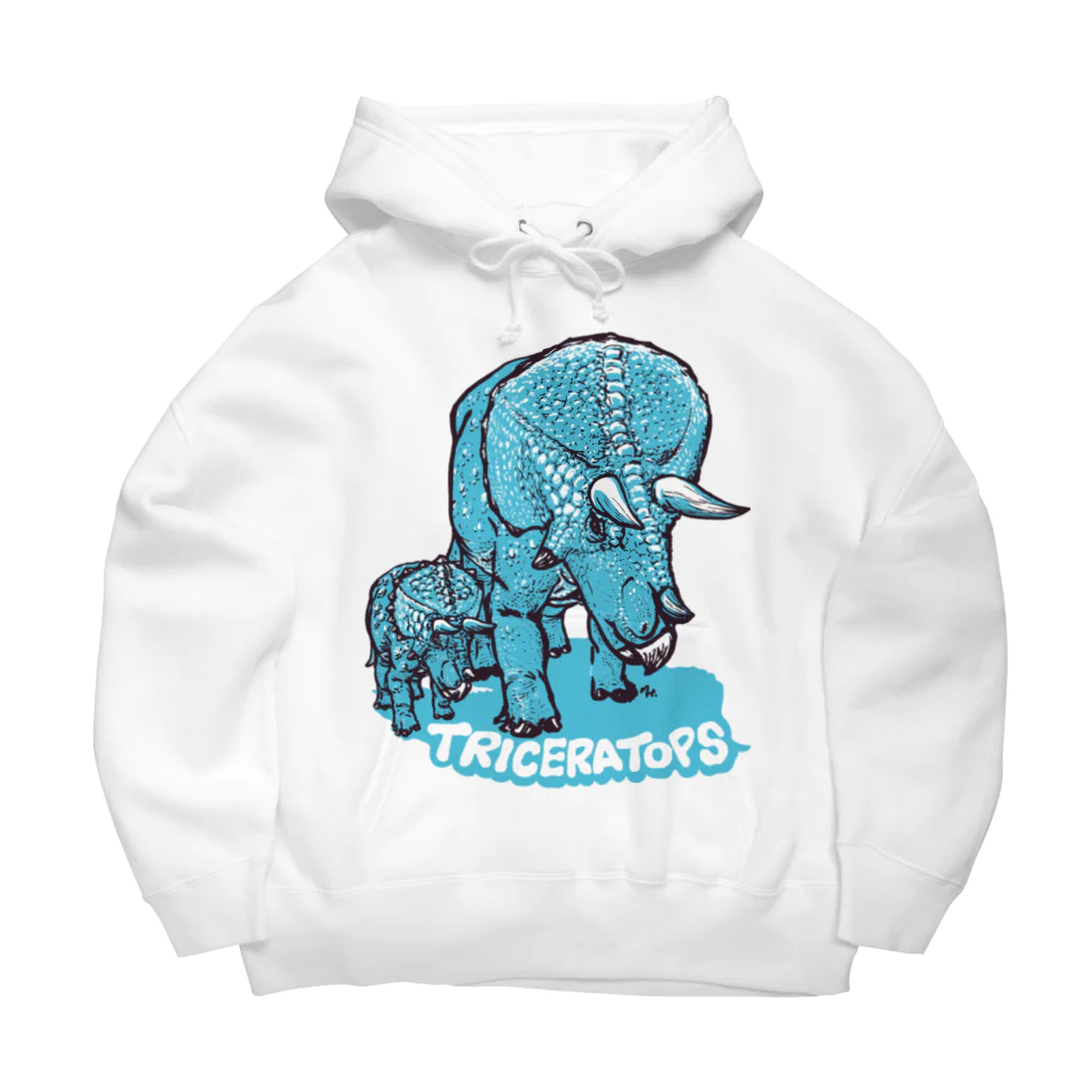 segasworksのTRICERATOPS（成体と幼体） Big Hoodie