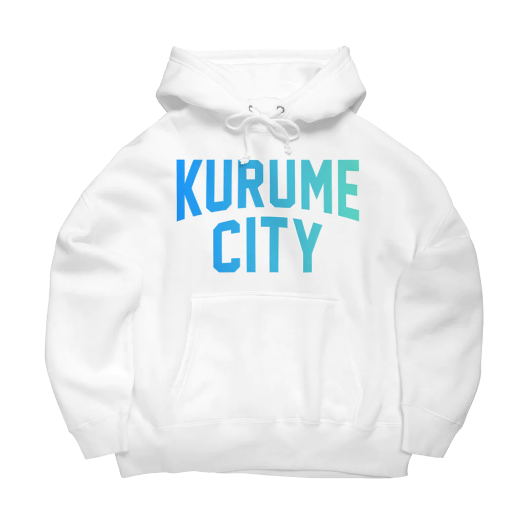 JIMOTOE Wear Local Japanの久留米市 KURUME CITY Big Hoodie