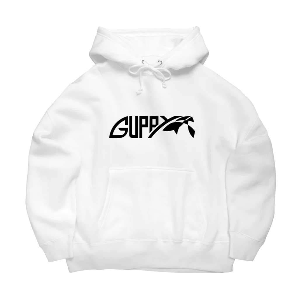 PoooompadoooourのGUPPYロゴ(黒) Big Hoodie