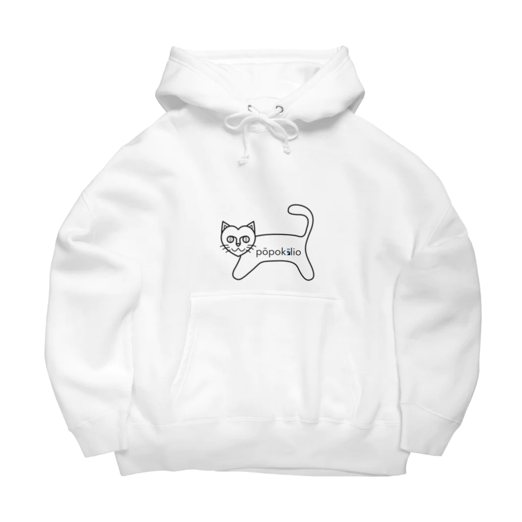 ナミノコ雑貨店のpopokilio ハートキャット Big Hoodie