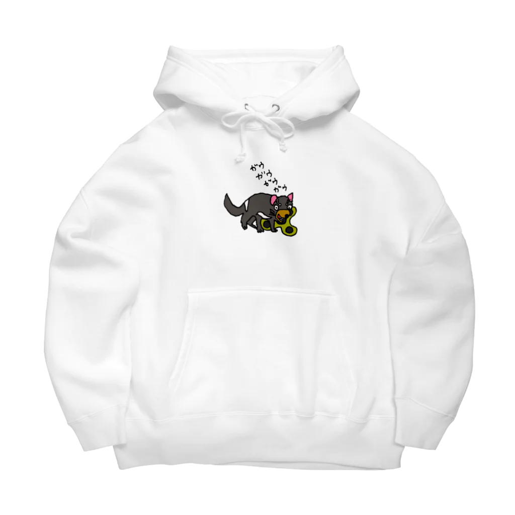 完熟トマト新聞のタスマニアデビルは死んだものを食べる Big Hoodie