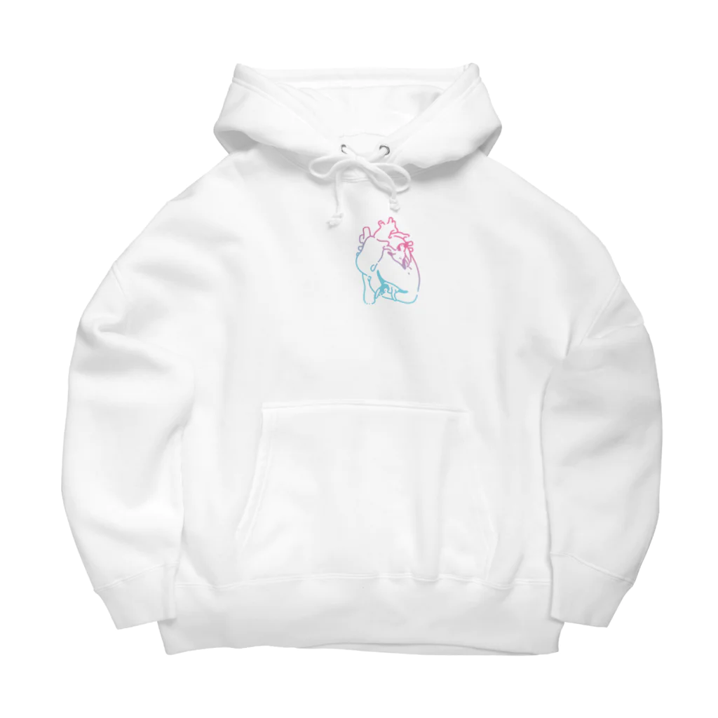 ナイロドノの心臓ペンギン　ポップ Big Hoodie