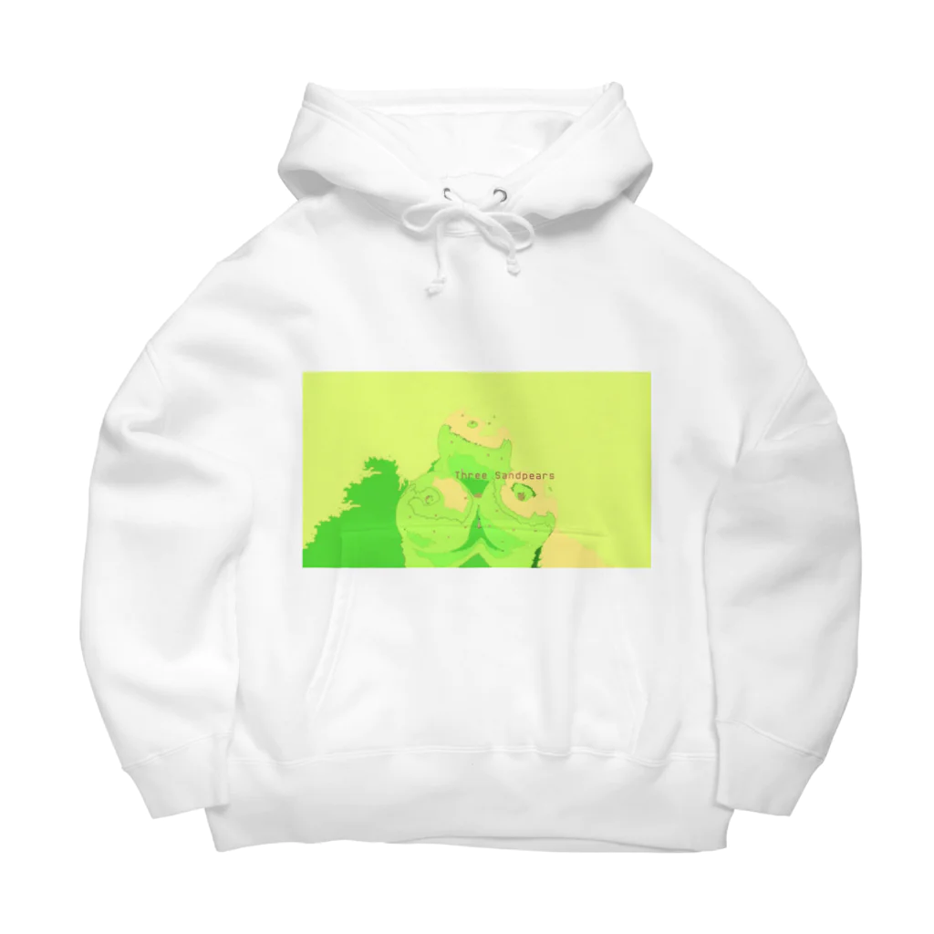 Three Sandpearsのバックプリント付だよ！ビックパーカー Big Hoodie