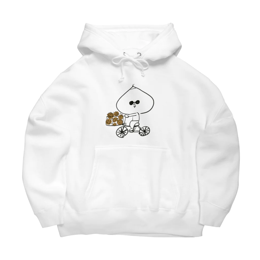 ひろキャラのくり太さんの栗ひろい Big Hoodie